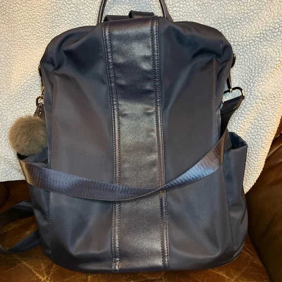 Bags | Pincnel Women Blue Backpack Waterproof Nylon 